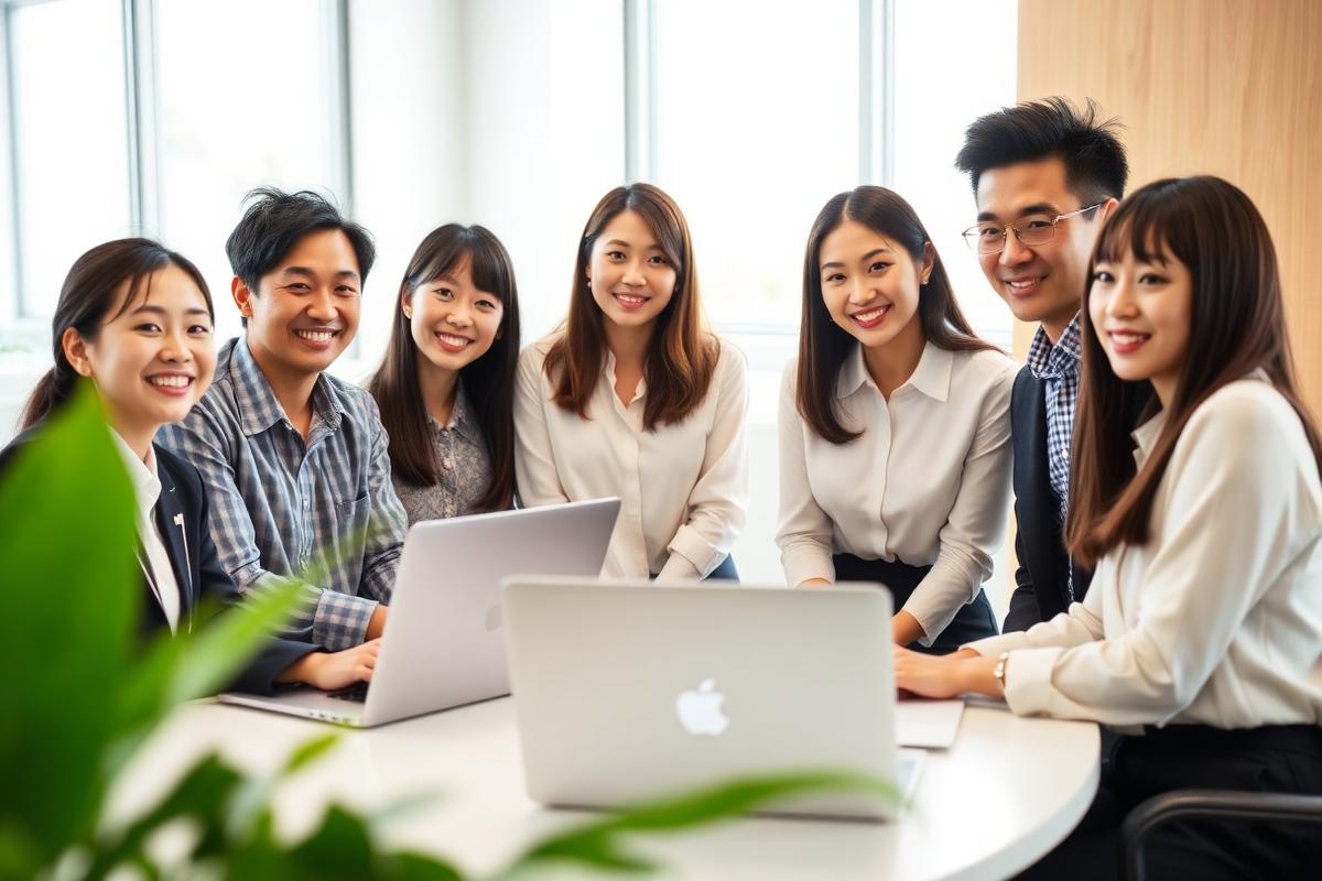 スタッフと利用者が自然に会話している様子